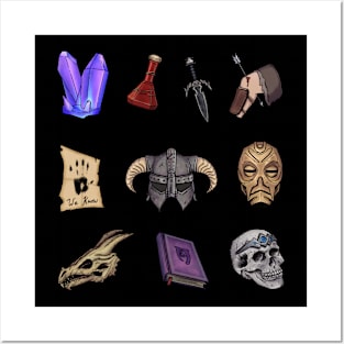 Skyrim Stickers Posters and Art